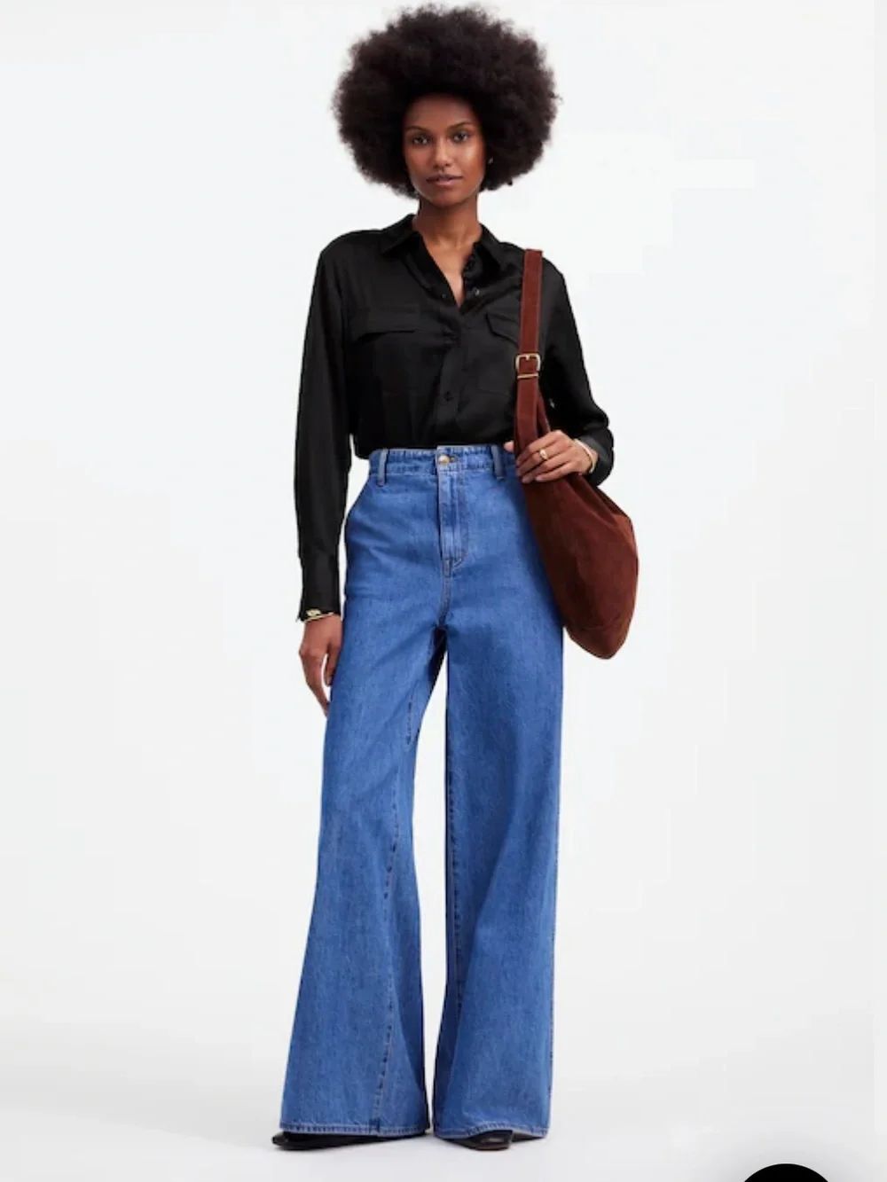Madewell silk flap pocket Button-Up shirt. Size XXL.